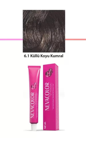 Premium 6.1 Küllü Koyu Kumral - Kalıcı Krem Saç Boyası 50 g Tüp