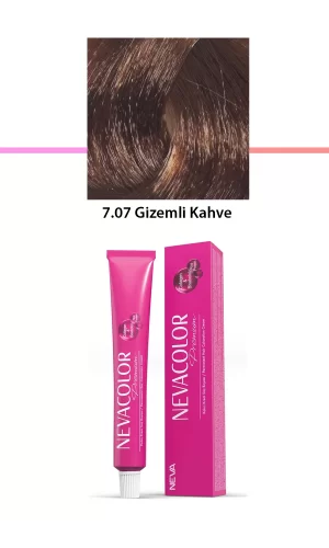 Premium 7.07 Gizemli Kahve - Kalıcı Krem Saç Boyası 50 g Tüp