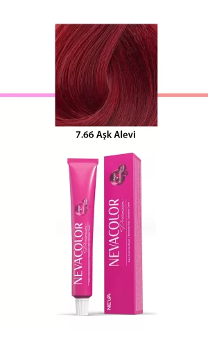 Premium 7.66 Aşk Alevi - Kalıcı Krem Saç Boyası 50 g Tüp