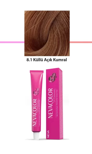 Premium 8.1 Küllü Açık Kumral - Kalıcı Krem Saç Boyası 50 g Tüp