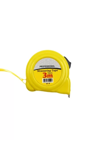 Profesyonel Şerit Metre Mezura 3 Metre 19 mm