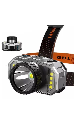 Ps-010 800 Lümen Şarj Göstergeli Cob Led Usbli Şarjlı Kafa Lambası