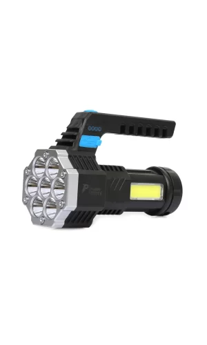 Ps-3879 Usb Şarj Göstergeli Şarj Edilebilir 7*xpe +cob Led El Feneri
