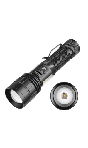 Ps-6153 10000 Lümen Zoomlu Mıknatıslı Tg Cob Led Powerbank Özellikli Profesyonel El Feneri