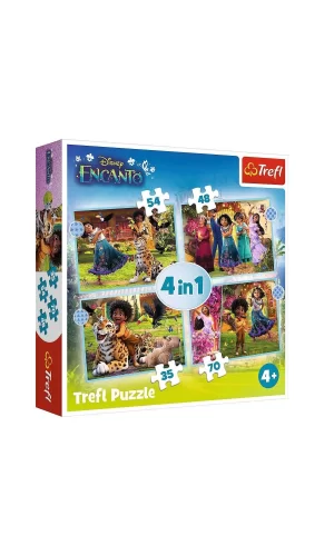 Puzzle-34615 Disney Encanto 4ın1 Puzzle