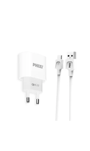 Qch271m Force Akım Korumalı 15w / 3a Qualcomm 3.0 Micro Usb Kablolu Şarj Cihazı