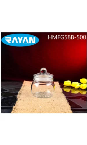 Rayan Cam Kavanoz HMFG58B-500