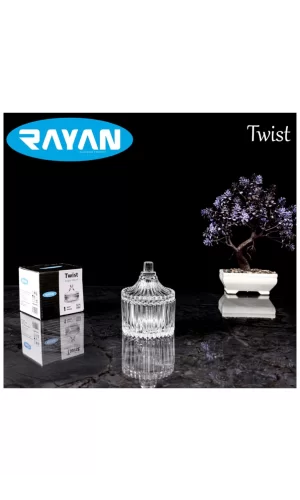 Rayan Twist Cam Şekerlik Lokumluk