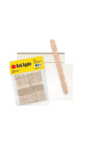 Red Apple Tahta Çubuk Kesik Uçlu Naturel 25-200