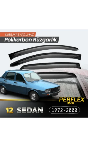 Renault 12 Sedan 1972-2000 Cam Rüzgarlığı V2 Mugen