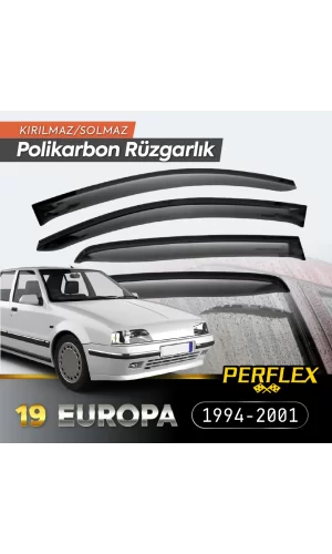 Renault 19 Europa 1994-2001 Cam Rüzgarlığı V2 Düz