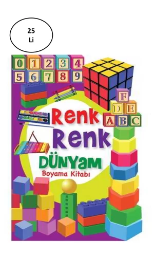 Renk Renk Dünyam Boyama Kitabı