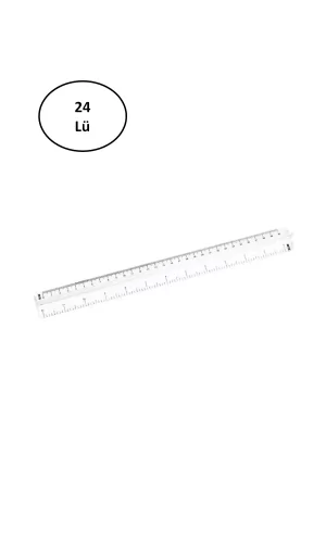 Rio Cetvel Trebble Cetvel 30 Cm (24 Lü Paket)