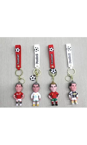 Ronaldo Silikon Anahtarlık