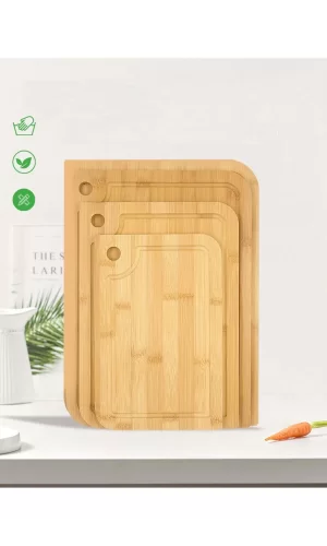 Rossel Premium 3lü Bambu Kesim Panosu