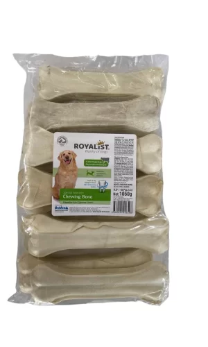 Royalist Beyaz Press Köpek Çiğneme Kemik 6,5'' (17 Cm) 10 Adet XL 1050 gr
