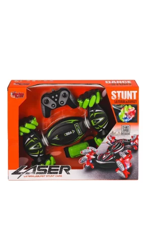 RQ3034-1 Kumandalı Bilekten Kontrol Işıklı Müzikli Stunt Araba -vardem Oyuncak