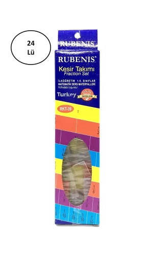 Rubenis Rubenıs Rkt-39 Plastik Kesir Takımı 24lü