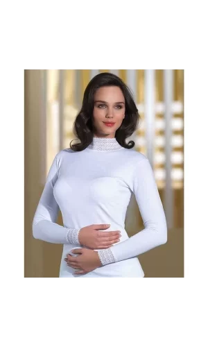 Şahinler Dantelli Uzun Kollu Body B622