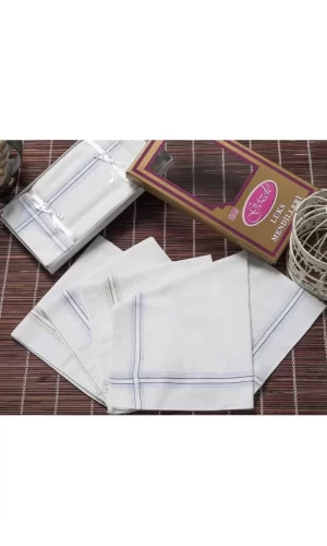 Sarı Kutulu 46x46 cm 12 Adet Kumaş Mendil-GSK 02