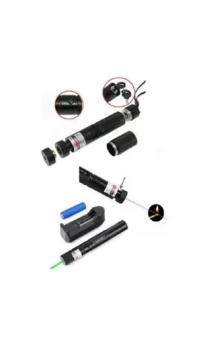 Şarjlı Turbo Yeşil Lazer Pointer Kibrit Yakabilen 15000 Mv Güç 5000mw