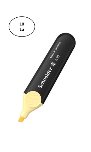 Schneider SCF091 Job Pastel 1-4,5 mm Vanilya Fosforlu Kalem 10lu