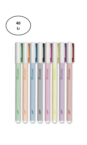 Scrikss Roller Kalem Smoothie Jel Karışık Renkler T00sbcc7sjp40a (40 Lı Kutu)