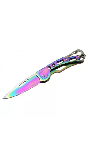 Sdr-3x Gökkuşağı Metal Çakı 15,5 Cm Manuel, Kemerlikli