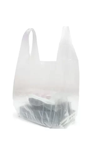 Şeffaf Atlet Poşet Küçük Boy 24x43 cm 1 Paket Takriben 300 Adet