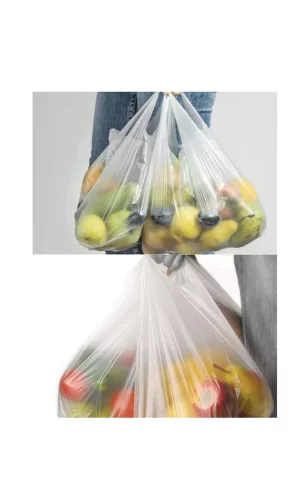 Şeffaf Atlet Poşet Orta Boy 28x50 cm 1 Paket Takriben 200 Adet