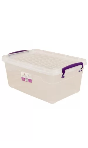 Şeffaf Çok Amaçlı 30 Lt Dikdörtgen Saklama Kabı 48x32x29 Royaleks-82113