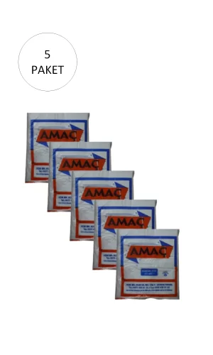Şeffaf Hışır Atlet Poşet Küçük Boy 25x42 Cm 650 Gr (5 Paket-Takriben 1,500 Adet)