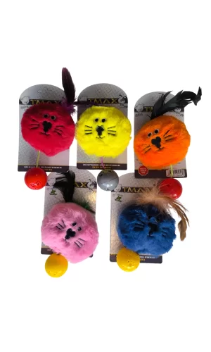Sesli Catnipli Peluş Kedi Köpek Oyuncağı Çeşitli Renklerde 15 cm