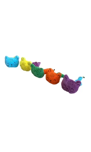 Sesli Peluş Yaylı Mutlu Kedi Köpek Oyuncağı 26 cm Çeşitli Renklerde