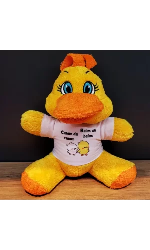 Sevimli Canım Da Canım Balım Da Balım Tasarımlı Peluş Civciv Oyuncak