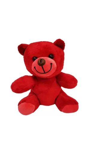 Sevimli Kırmızı Oyuncak Peluş Ayıcık