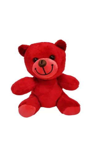 Sevimli Kırmızı Oyuncak Peluş Ayıcık