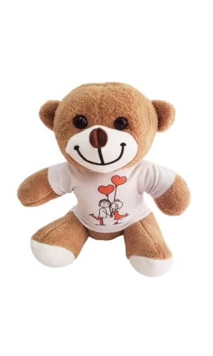 Sevimli Tişörtlü Peluş Ayicik