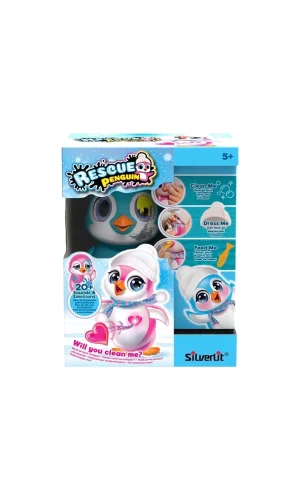 Sıl 88652 Silverlit Rescue Interactive Penguen Mavi