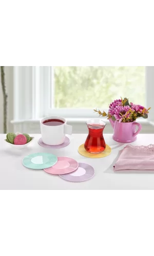 Silikon Bardak Altlığı - 3 Adet