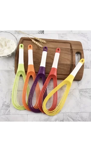 Silikon Saplı 2 İşlevli Çırpıcı (balon Ve Düz)