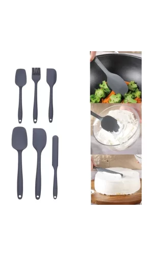Silikon Spatula ve Fırça Seti