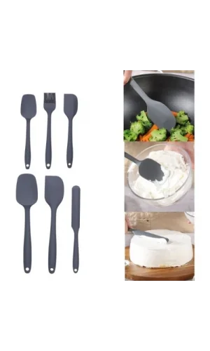 Silikon Spatula ve Fırça Seti