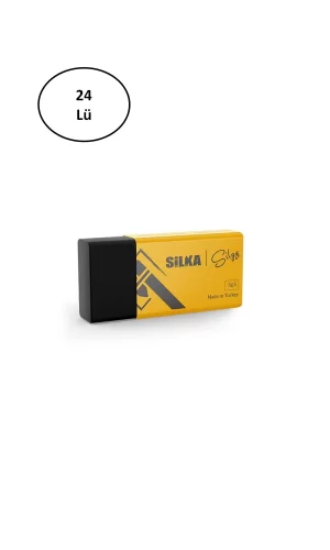 Silka Black Rock Orta Boy Silgi 24lü