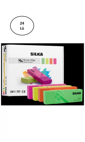 Silka Neon Silgi 24lü