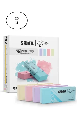 Silka Pastel Silgi 4 Renk 20Li