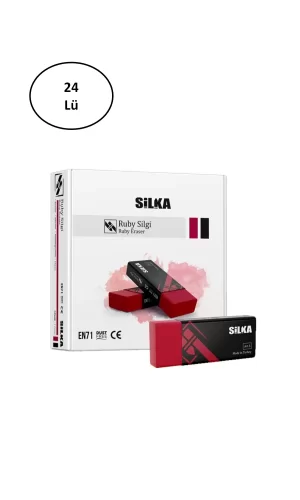 Silka Silgi Ruby Kırmızı 24 Lü Art.58