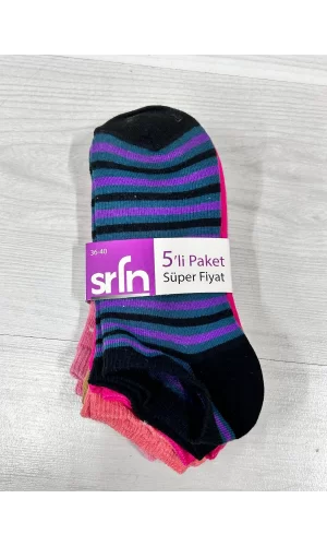 Şirin  Bayan Patik Çorap 335 (5li)