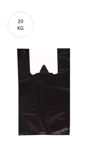 Siyah Atlet Poşet Jumbo Boy 50x90 cm Takriben 240 Adet 20 Kg