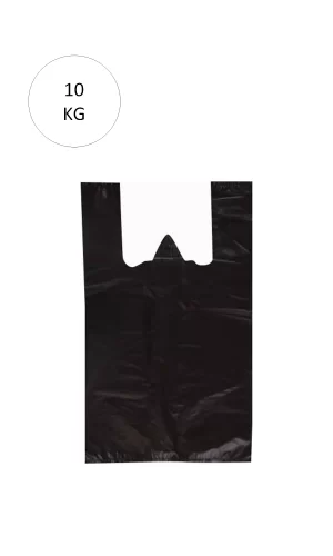 Siyah Atlet Poşet Mini Boy 20x34 cm Takriben 2.350 Adet 10 Kg